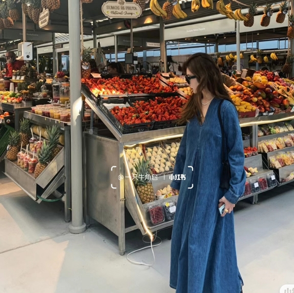 NWT Zara Long Denim Dress - 5216/052 - Picture 11 of 16